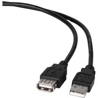 Main product image for USB 2.0 Extension Cable Black 15 ft. 130-037